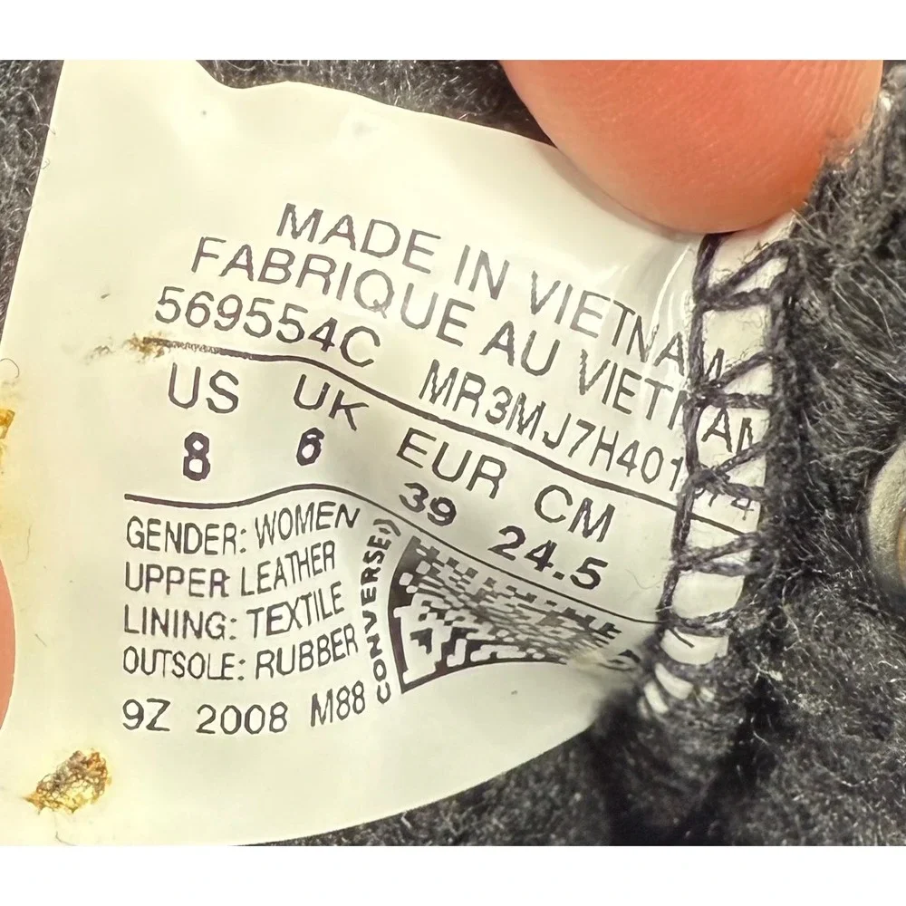 Converse Chuck Taylor All Star Lugged Winter Sneakers Waterproof Gore Womens 8 - Picture 5 of 6